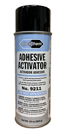 This product works with most all cyanoacrylate adhesive to form a quick and permanent bond. The spray eliminate surges that cause overlaps and missed spots associated with pump spray products. Achieve consistent curing all of the time.
