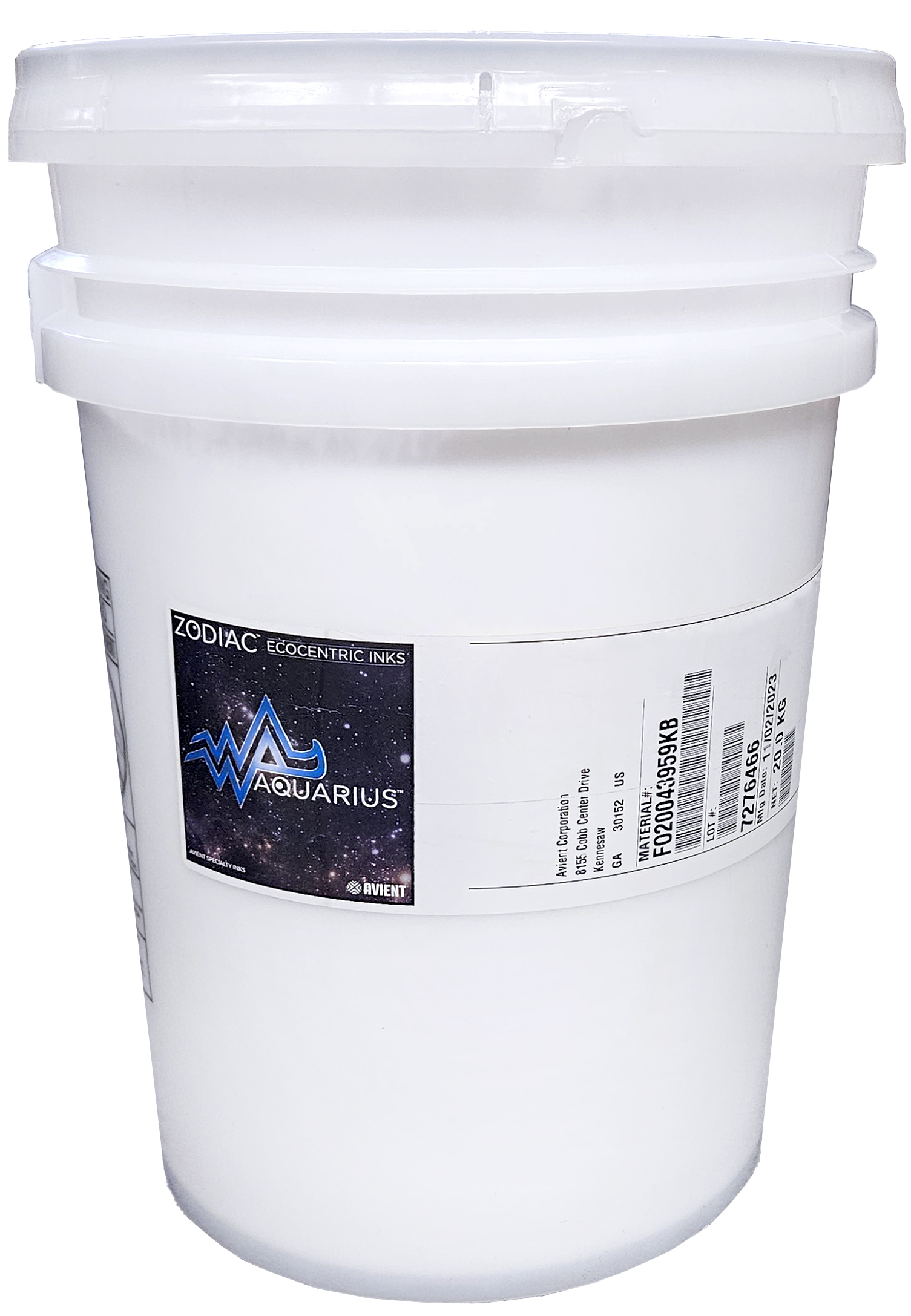 5GAL -  AQUARIUS PLASTICHARGE WHITE image