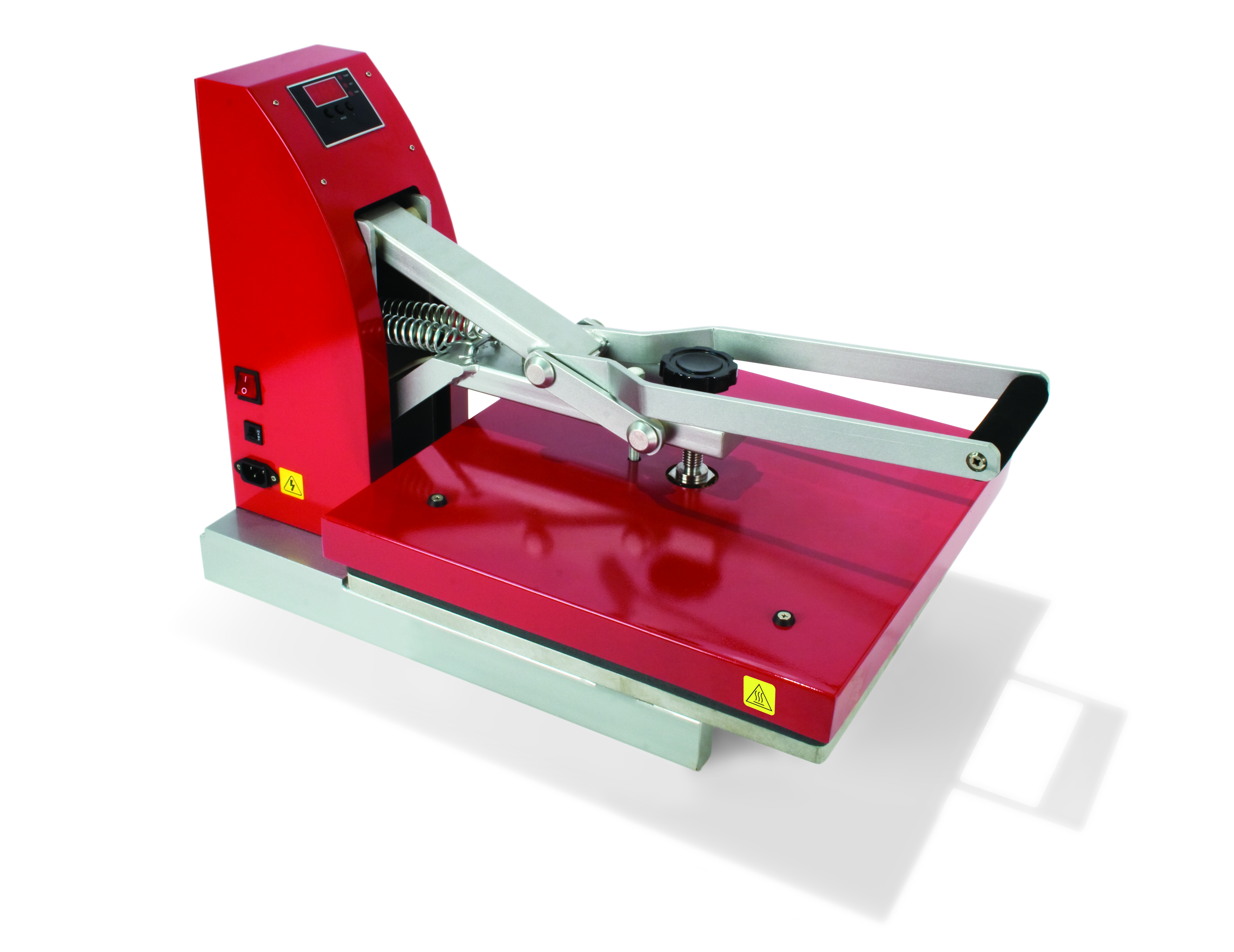 <p>The Stahls Basic Digital High Pressure Heat Press Machine is a top of the line, commercial grade heat press offered at an affordable price. The powerful clamp mechanism ensures increased leverage and torque with minimal effort. The automatic floating upper heat platen provides complete end-to-end even pressure and heating and is built thicker for better heat retention.</p> <p>The Stahls Basic Digital High Pressure Heat Press Machine is unmatched in quality and craftsmanship in its size class. A complete commercial quality, business grade heat press at an unbeatable price.</p> <p>Excels in all heat press applications including: heat transfer paper, heat transfer vinyl, rhinestones, sublimation, screen printed transfers, Direct to Garment prints and much more. </p>