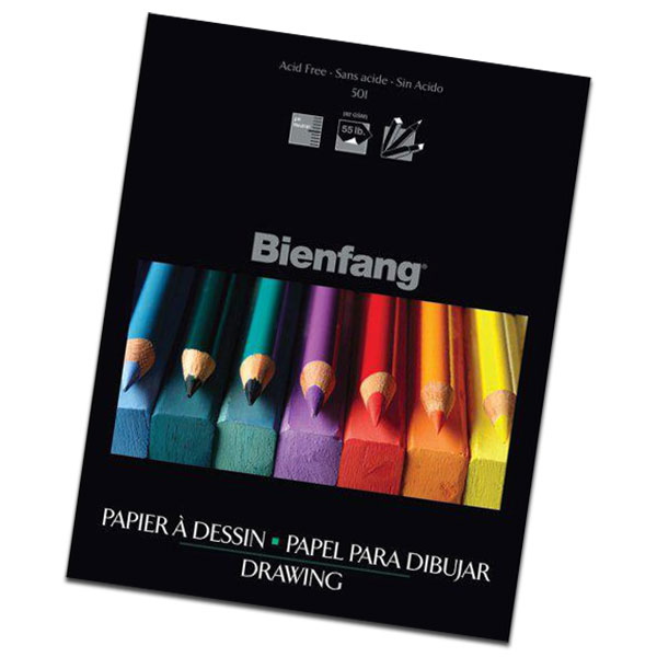 A medium weight (60 lb.), rough drawing paper that is perfect for pencil, crayon, charcoal, etc.  Carry this sketch diary along anywhere for sketches and color notes for  classes or fun.  Side bound with 100 sheets per pad and 6 pads per carton.