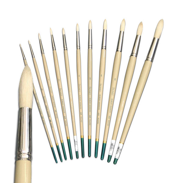 EACH -  SIGNET WHITE BRISTLE ROUND #0 image