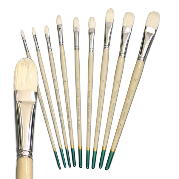 EACH -  SIGNET WHITE BRISTLE FILBERT #2 image