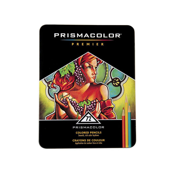 EACH -  PRISMACOLOR PENCILS 72 COLOR SET image