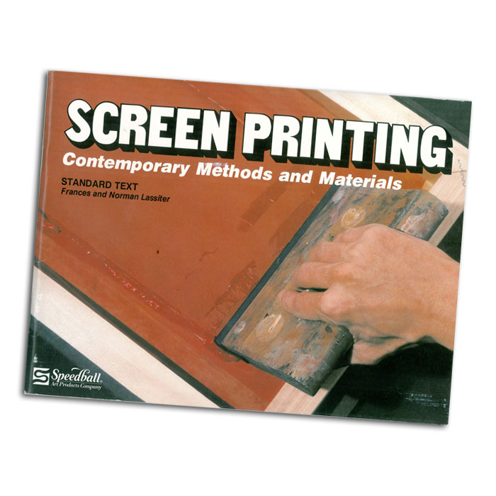 This Speedball text book is a standard text on the subject of screen printing that completely and objectively covers the various stencil techniques in light of recent technological advances in materials and procedures from cut paper stencils to halftone stencils including photo/posterization. This is a book that was written and designed to be understandable, instructional and motivational to the novice as well as relevant, informative and insightful to the skilled professional. By Frances & Norman Lassiter.