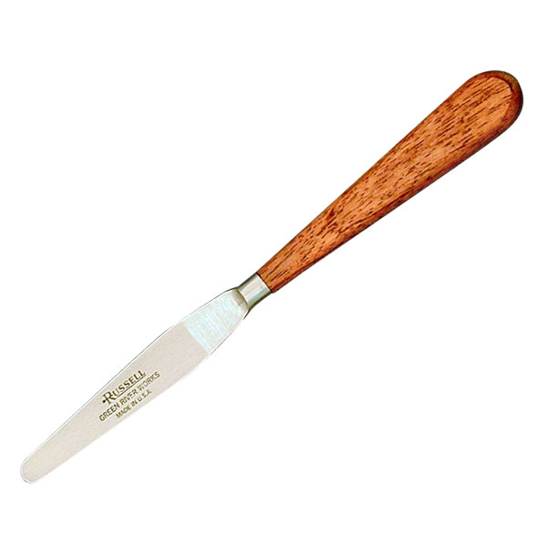 Fine quality, flexible steel blades firmly set in hardwood handles. Available in either flat or trowel style.