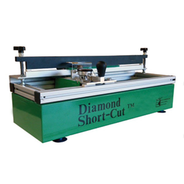 The small format, manual precision sharpener for screen printing squeegees 20" (51cm) or less. This portable table-top design fits anywhere and comes equipped with a single industrial strength diamond sharpening wheel.