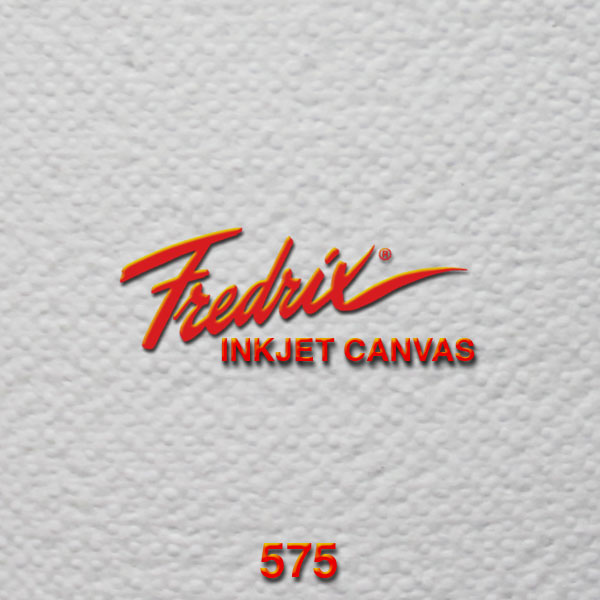 <p>FREDRIX® 575 Inkjet Canvas (Polyflax® /Cotton) <br> A light-weight canvas with a more pronounced texture and medium tooth for a fine art appearance at a great value. 16 mil (406 microns) thickness and 10oz/yd2 (339 GSM) weight. </p>