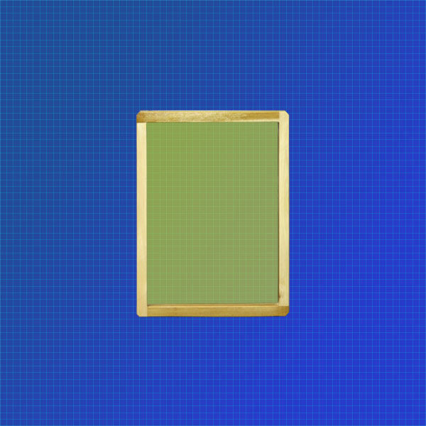 EACH -  WOOD FRAME 23X31" W/ 110Y MESH image
