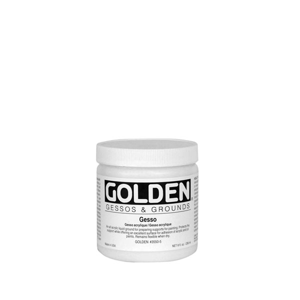 8 OZ -  GLDN ACRYLIC GESSO image