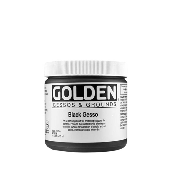 PINT -  GLDN ACR BLACK GESSO image