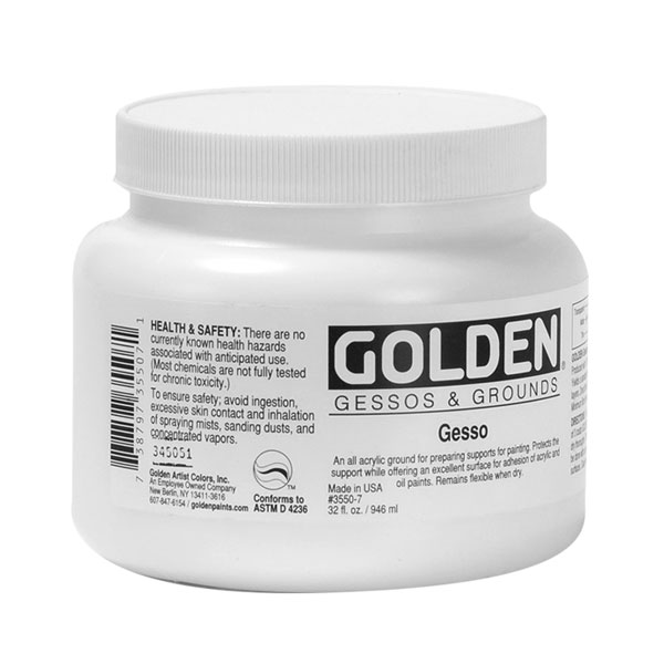 Golden Gesso (White) 32 oz.