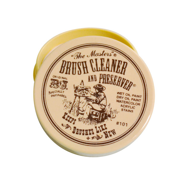 Brush soap thoroughly cleans all types of artists' brushes used in any medium. It also restores the resilience and "like new" performance to old brushes. Restoring just one brush will easily pay for the brush soap.