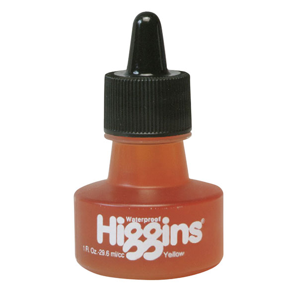 EACH -  #HIGGINS YELLOW INK 1 OZ image