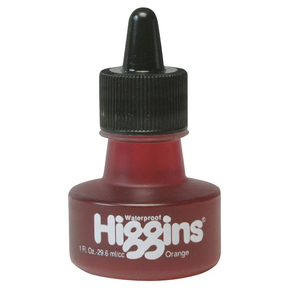 EACH -  #HIGGINS ORANGE INK 1 OZ image