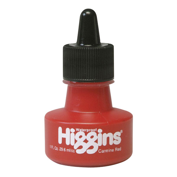 EACH -  #HIGGINS CARMINE INK 1 OZ image