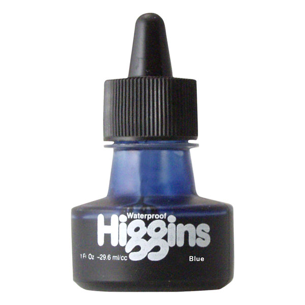 EACH -  #HIGGINS BLUE INK 1 OZ image