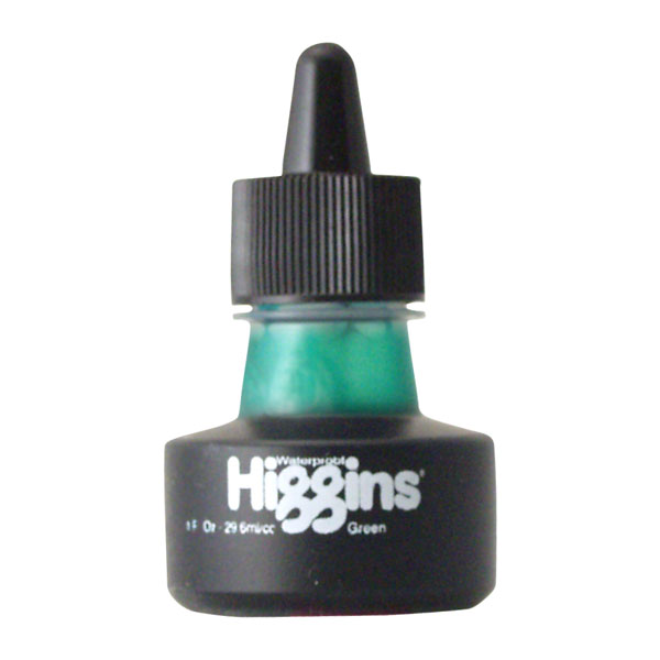 EACH -  #HIGGINS GREEN INK 1 OZ image