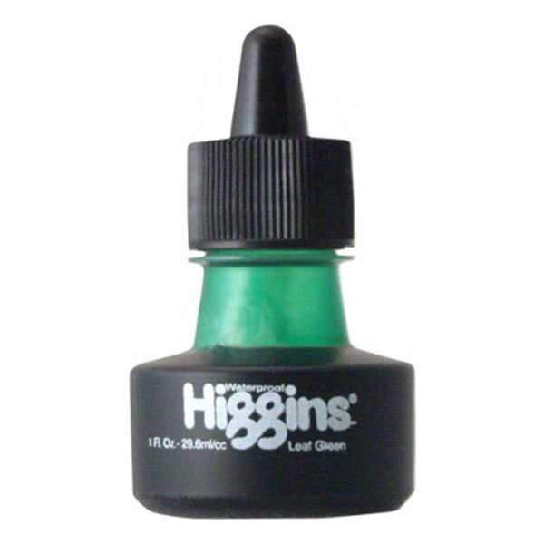 EACH -  #HIGGINS LEAF GREEN INK 1 OZ image