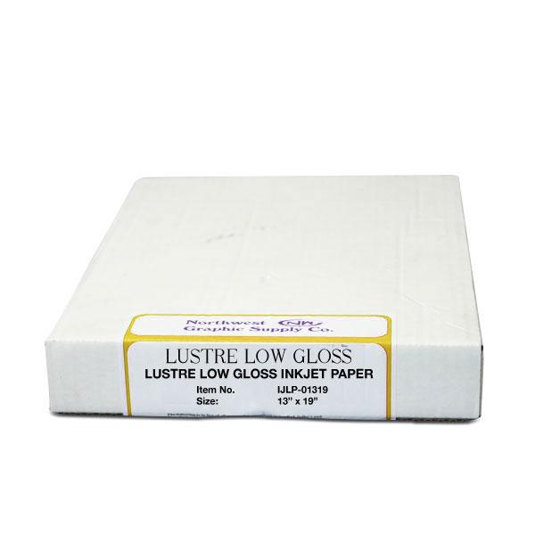 BOX OF 100 -  LUSTRE W/P INK JET PAPER 8.5X11" image