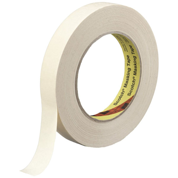 This is the premium 3M masking product. It is a smooth, natural color crepe paper tape with a very deep crepe. This makes it the most flexible of the masking tapes. Ideal for paint masking, or light duty general purpose holding. Available in bulk only. All rolls are 60 yards long with 3" cores.