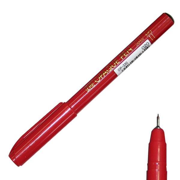 EACH -  ZIG OPAQUE PEN RED ULTRA FINE image