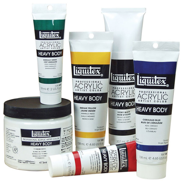 Liquitex gives you complete freedom in every technique, either in delicate glazes or with crisp brush strokes, in thick impastos with the knife or with added textures, in transparent water color washes, or as opaque tempera or gouche, on paper, canvas, boards, films, masonry, or any non-oily surface.<br /><br /> Liquitex Acrylic Colors use 100% acrylic polymer emulsion as  the binder. They thin with water, and dry to films of acrylic plastic resin that are exceedingly durable, permanently flexible and completely non-yellowing. They clean up quickly with soap and water.<br /><br /> <strong>Liquitex Acrylic Tube Colors</strong> have the body and brushing qualities of oil colors. They retain the crisp textures imparted by the brush or knife, and remain workable on the palette or in heavy applications to allow normal blending and fusion.<br /><br /> <strong>Liquitex Acrylic Jar Colors</strong> are thick non-running liquids which flow readily from the brush for easy, rapid brushing. They are suitable for all water color techniques, for detailed and fine work, and for large areas of smooth color.<br /><br /> Now available in a range of 72 colors. More color for the artist straight from the tube, and new color maps that show you how  to mix any color you wish to reproduce in your artwork.