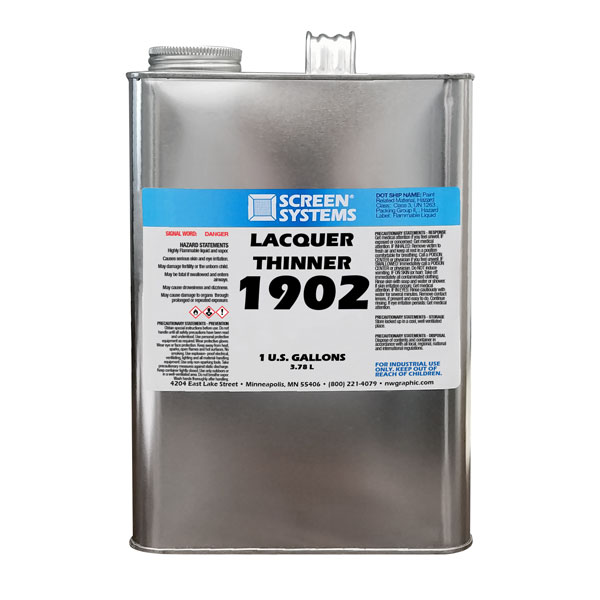 Formulated as a fast washup for a wide variety of inks including; poster, enamels, lacquers, multi-purpose, acrylic, epoxy, and UV inks. One of the products that should be in every shop. Always test before using.