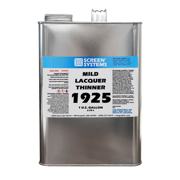 Formulated as a mild washup for a wide variety of inks including; poster, enamels, lacquers, multi-purpose, acrylic, epoxy, and UV inks. One of the products that should be in every shop. Always test before using.