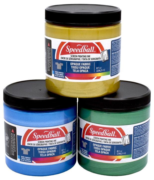8 OZ -  OPAQUE SCREEN INK GOLD image
