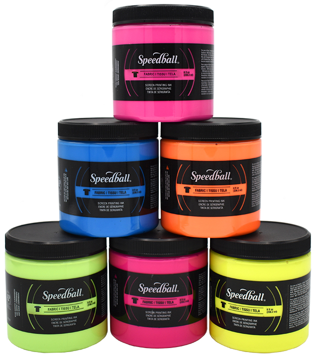 8 OZ -  TEXTILE INK FL HOT PINK 8 OZ image