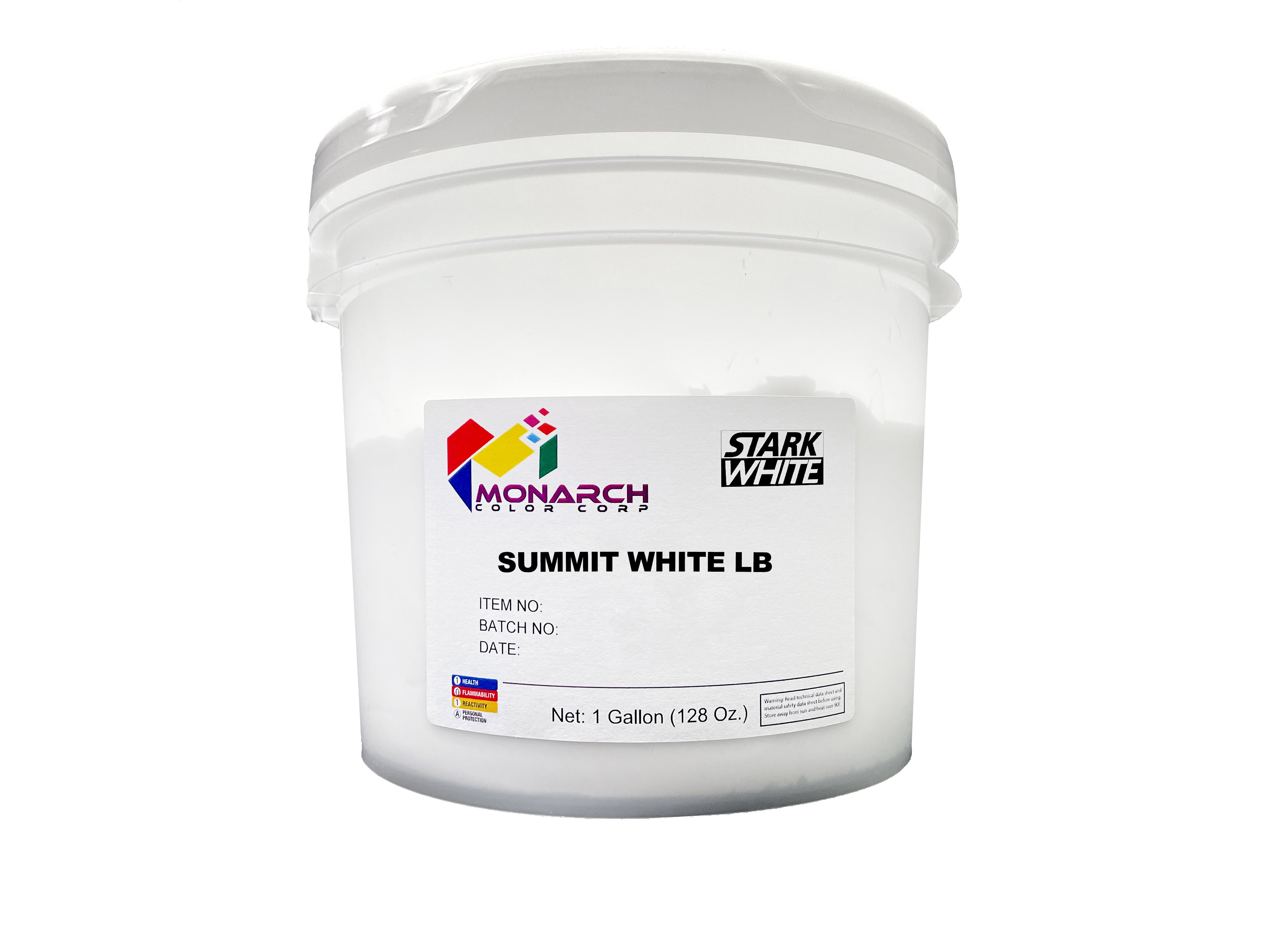 Summit White LB is a non-phthalate, lead free, High Opacity, bright, high performance white that has excellent coverage on dark garments. The low tack formula allows printing through finer mesh counts without the use of viscosity modifier. Summit White LB performs well on both automatic and manual presses. Has good bleed resistance for printing on polyester blends.