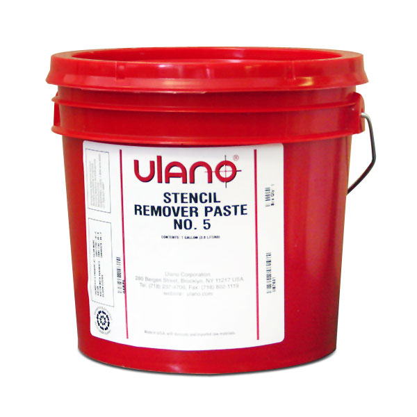 Ready-to-use stencil liquid remover for fast and thorough removal of direct emulsions, CDF Direct-Films, and Pulsar indirect film from all types of mesh including metalized polyester. Will not etch mesh; contains no strong alkalis or hypochlorites. Ideal for use in tanks: will not attack adhesives on stretch and glue frames; tank heating unnecessary. Odor free