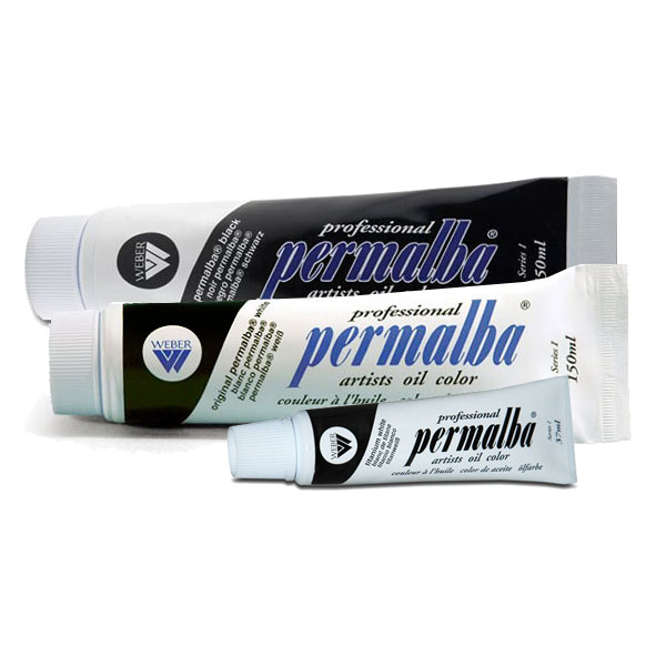 The same superb Permalba White that artists have relied on since 1921 for superior quality and performance. Now available in the super sturdy polymetal tube with large, easy-off caps. Permalba is an exclusive blend of Titanium and other white pigments, and prepared by a special process developed after extensive laboratory and practical testing.