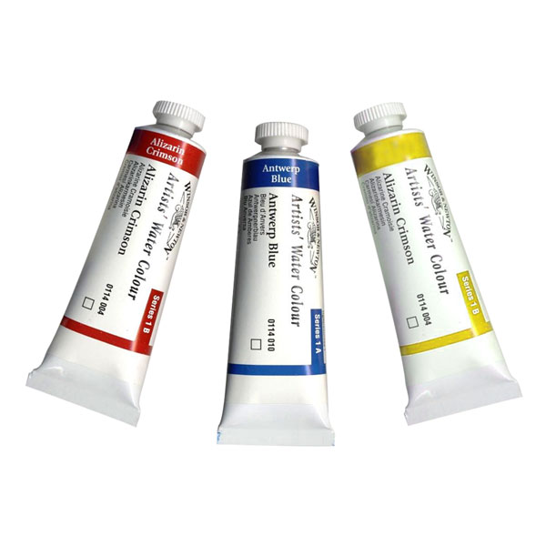 Since 1832 when Henry Newton and William Winsor introduced the first moist water colors to the world, much of our reputation for supreme quality has stemmed from the Artists'  water color range. Since then, Artists' water color continues to be formulated and manufactured according to our founding principles; to create an unparalleled water color range which offers artists the widest and most balanced choice of pigments with the greatest possible permanence. Each color within this wide and balanced spectrum of 96 colors, has been selected and formulated to offer the greatest choice so  that artists can use a unique palette that best suits their  work. Available in 5ml tubes, three per box.