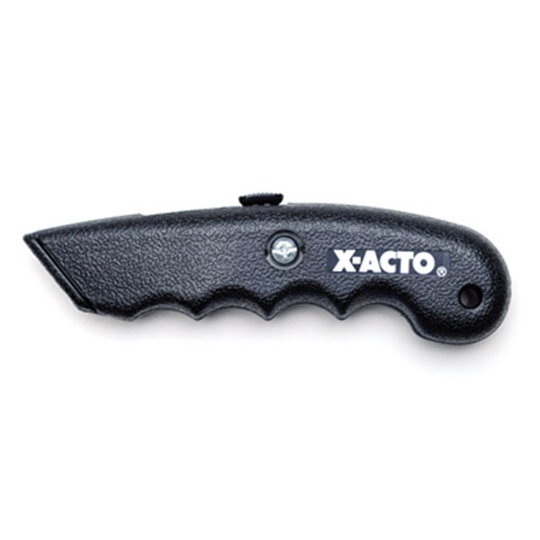 <p>The X-ACTO Retractable Knife is a basic but effective box cutter knife. Designed to cut through heavy duty materials, this retractable utility knife is a reliable addition to your tool belt. As with all X-ACTO Knives, these utility knives are compatible with our industry leading X-ACTO blades. The X-ACTO Retractable Knife is available with a metal or plastic handle. X-ACTO retractable knives are the preferred cutting tool for a wide variety of professionals and hobbyists alike. Designers and artists love the X-ACTO knife's ability to produce careful and meticulous cuts with consistency, while engineers praise the knife's durable design and reliability. X-ACTO knives can make precise cuts through a variety of different craft materials:</p>